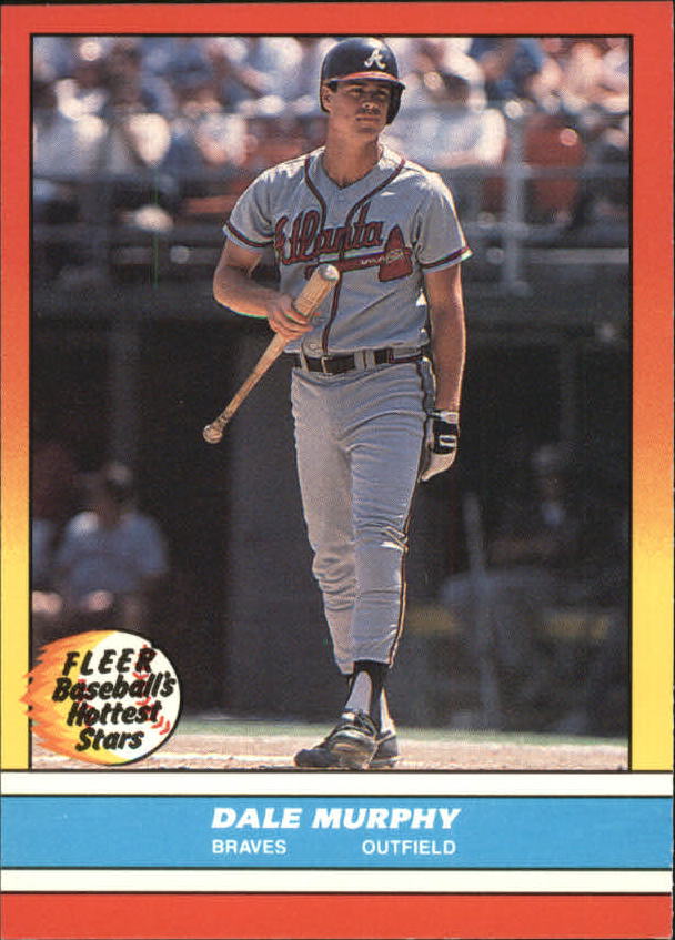 1988 Fleer Hottest Stars Baseball Cards        029      Dale Murphy